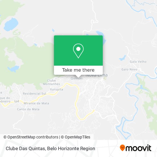 Clube Das Quintas map