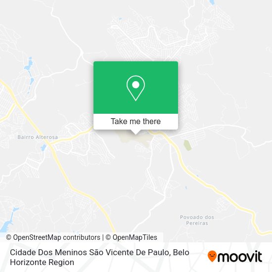 Cidade Dos Meninos São Vicente De Paulo map