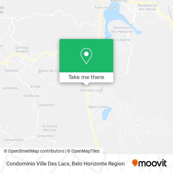 Condomínio Ville Des Lacs map