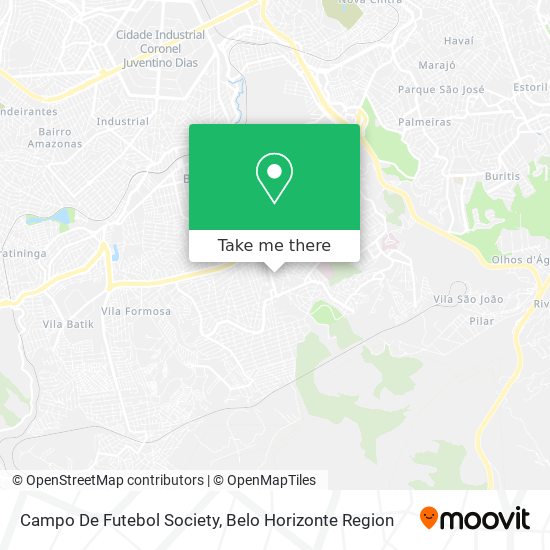 Campo De Futebol Society map