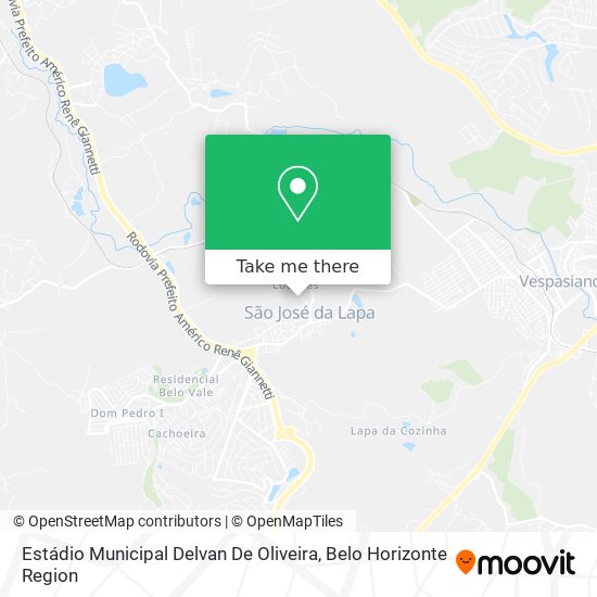 Estádio Municipal Delvan De Oliveira map