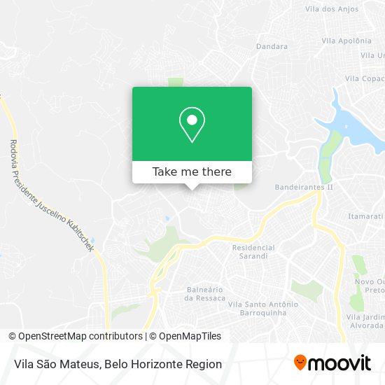 Vila São Mateus map