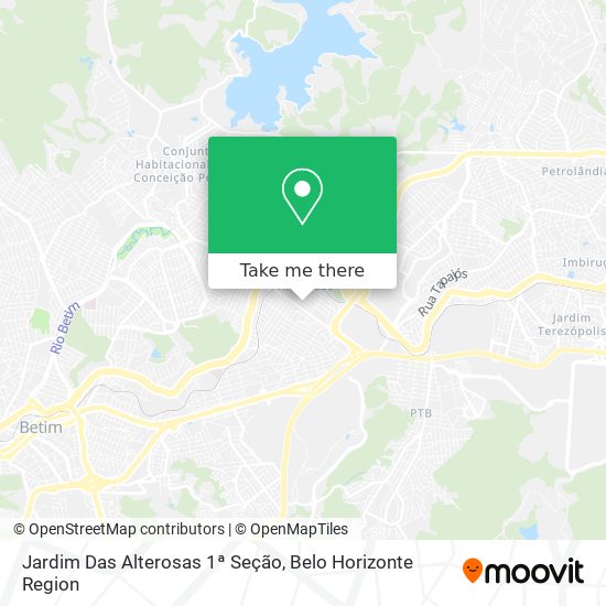 Jardim Das Alterosas 1ª Seção map