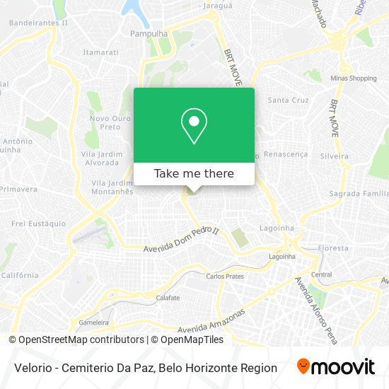 Velorio - Cemiterio Da Paz map