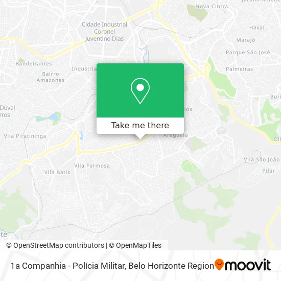 1a Companhia - Polícia Militar map