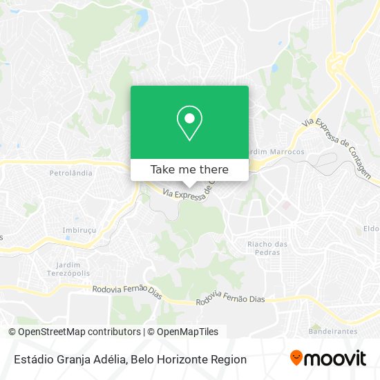 Estádio Granja Adélia map