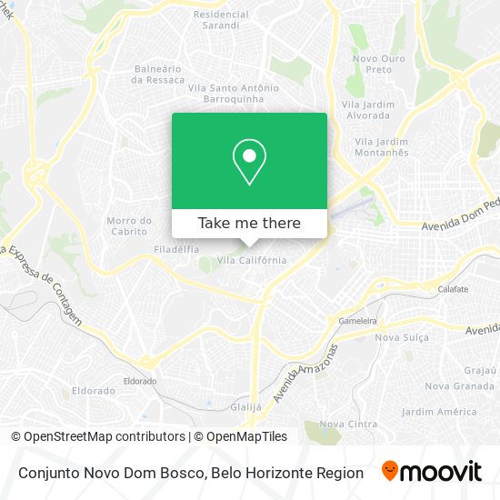 Mapa Conjunto Novo Dom Bosco