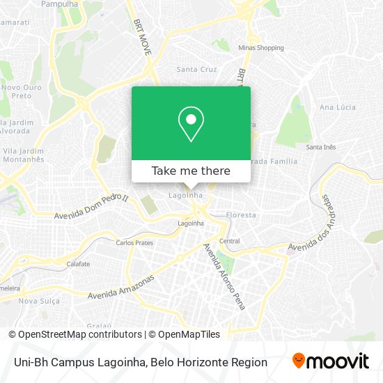 Mapa Uni-Bh Campus Lagoinha