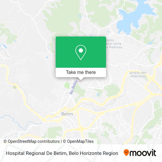 Hospital Regional De Betim map