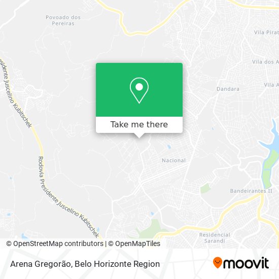 Arena Gregorão map