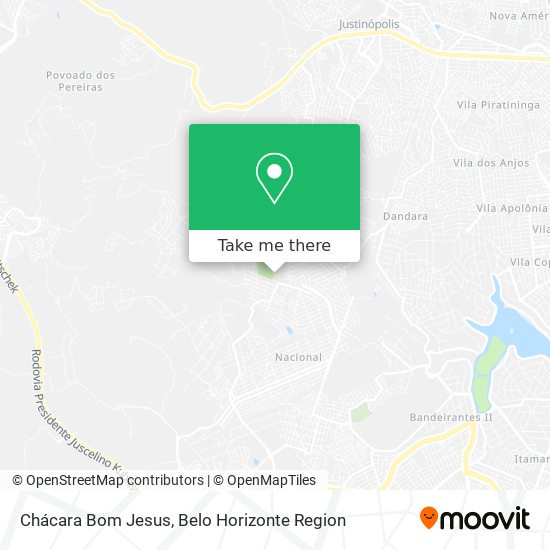 Chácara Bom Jesus map