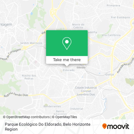 Parque Ecológico Do Eldorado map