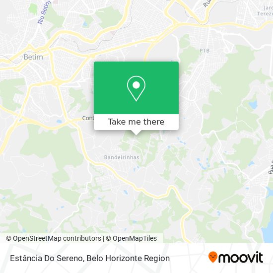 Estância Do Sereno map