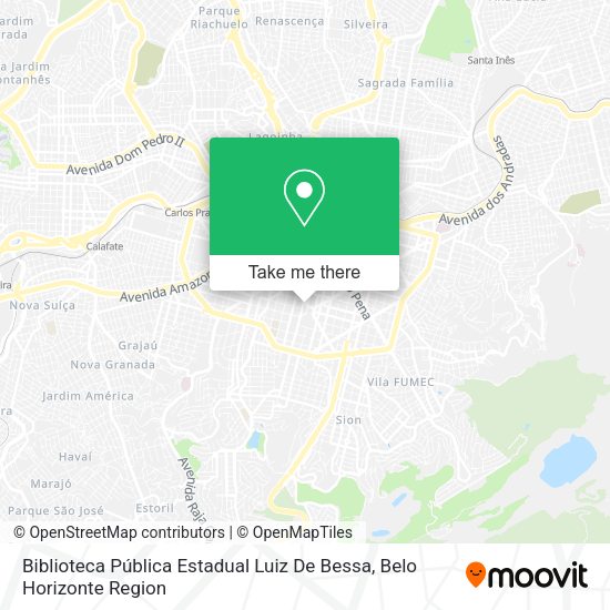 Biblioteca Pública Estadual Luiz De Bessa map