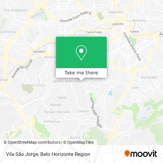 Vila São Jorge map