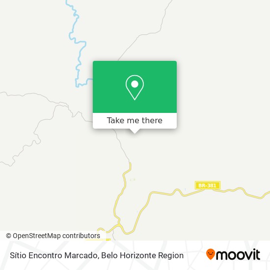 Sítio Encontro Marcado map