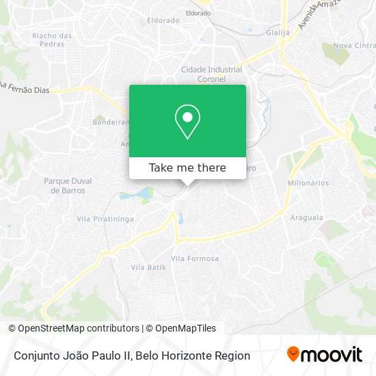 Conjunto João Paulo II map