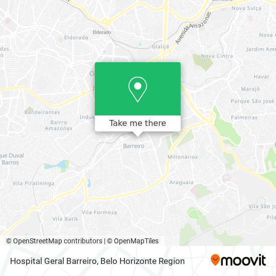 Hospital Geral Barreiro map