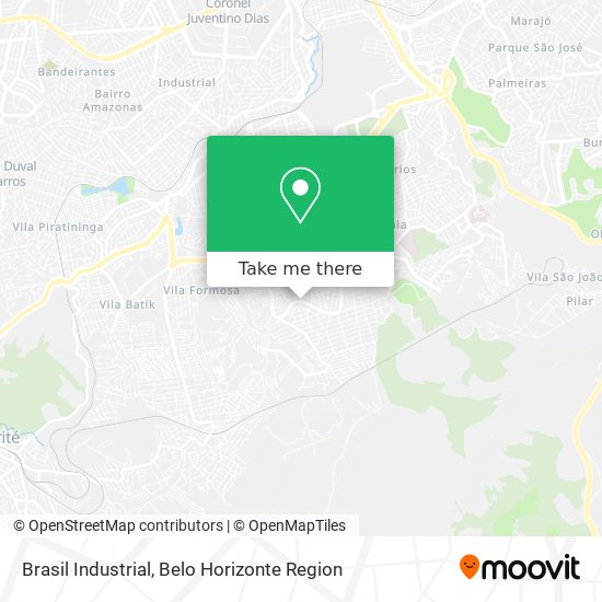 Brasil Industrial map