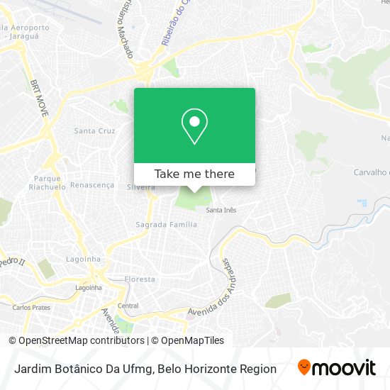 Jardim Botânico Da Ufmg map