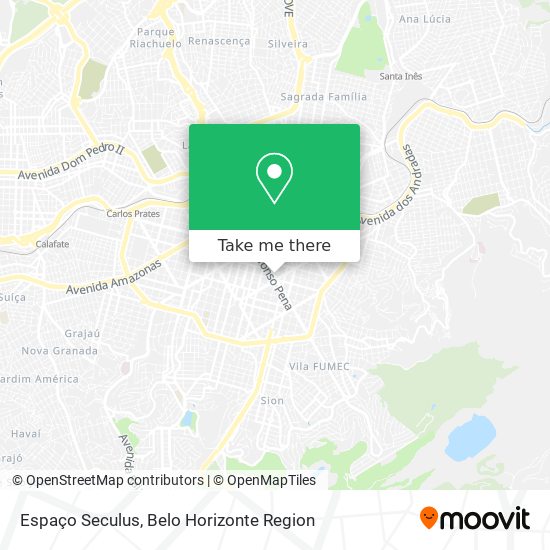 Espaço Seculus map