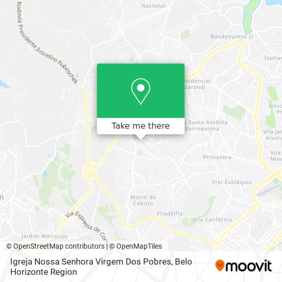Igreja Nossa Senhora Virgem Dos Pobres map
