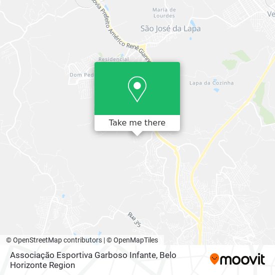 Associação Esportiva Garboso Infante map
