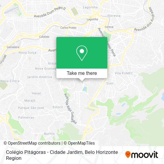 Colégio Pitágoras - Cidade Jardim map