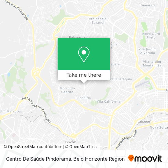 Centro De Saúde Pindorama map