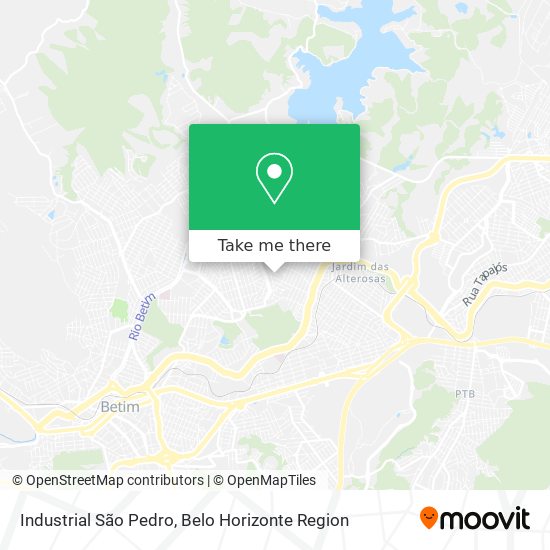 Industrial São Pedro map