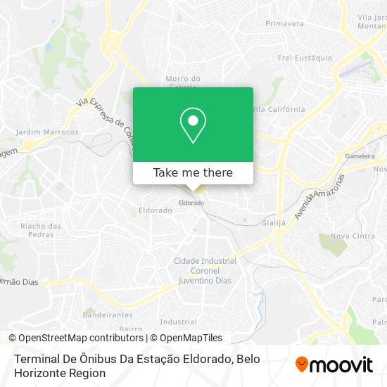 Terminal De Ônibus Da Estação Eldorado map