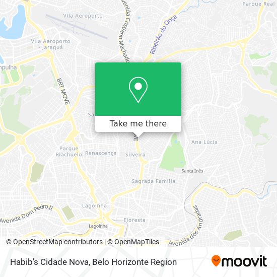 Habib's Cidade Nova map