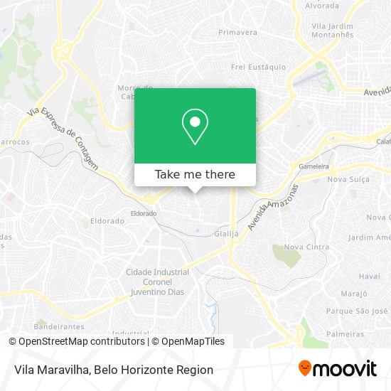 Vila Maravilha map