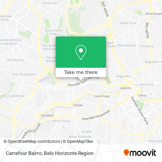 Carrefour Bairro map