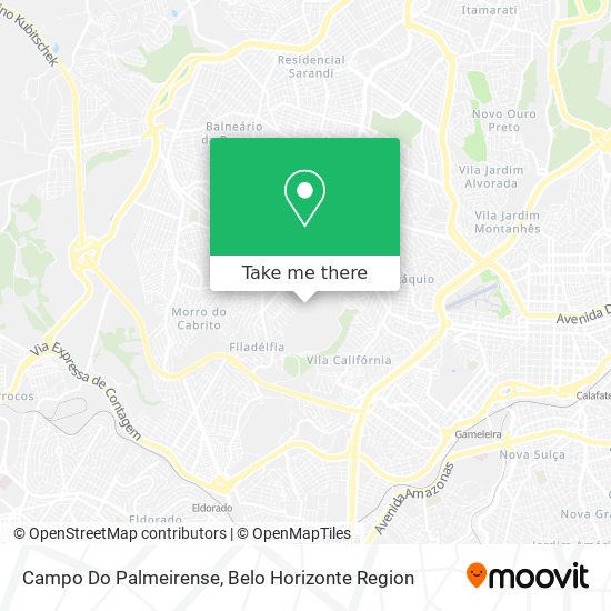 Campo Do Palmeirense map