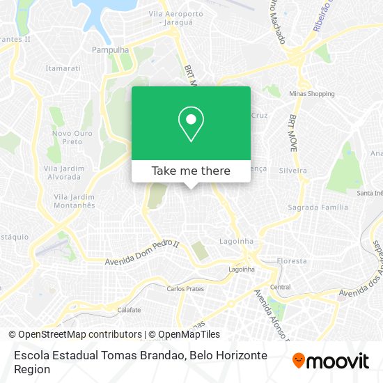 Escola Estadual Tomas Brandao map