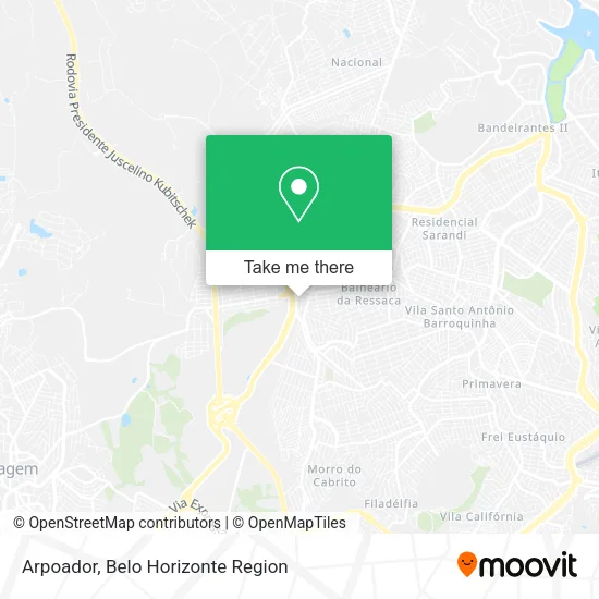 Arpoador map