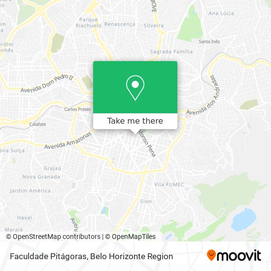 Faculdade Pitágoras map