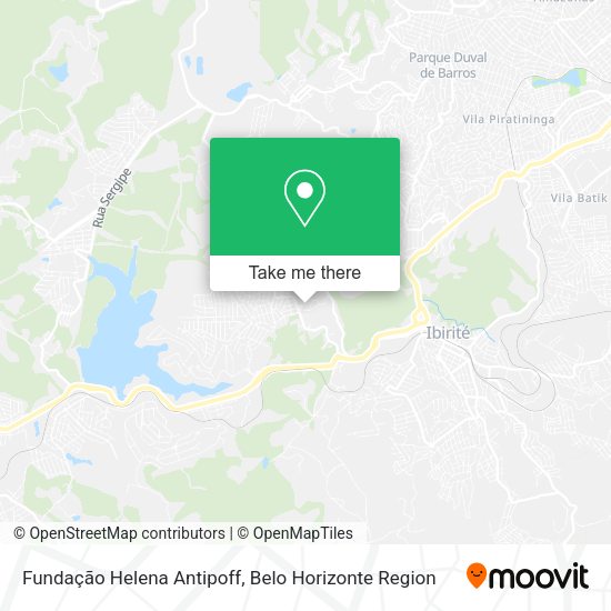 Fundação Helena Antipoff map