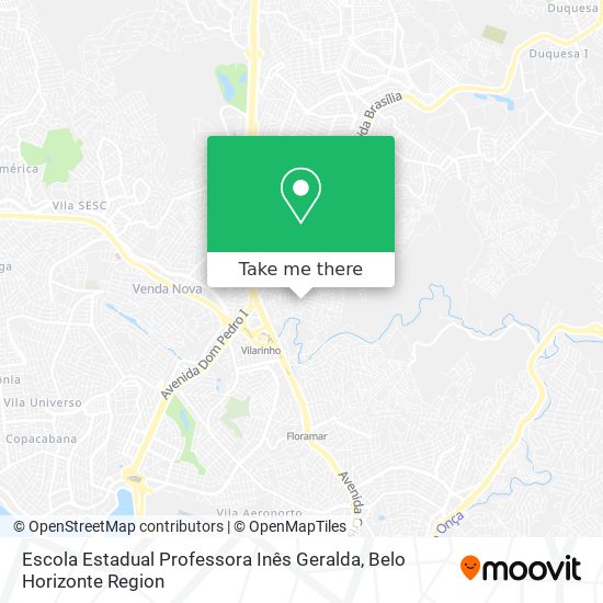 Escola Estadual Professora Inês Geralda map