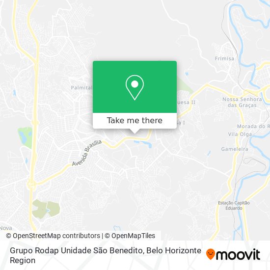 Grupo Rodap Unidade São Benedito map