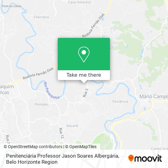 Penitenciária Professor Jason Soares Albergária map