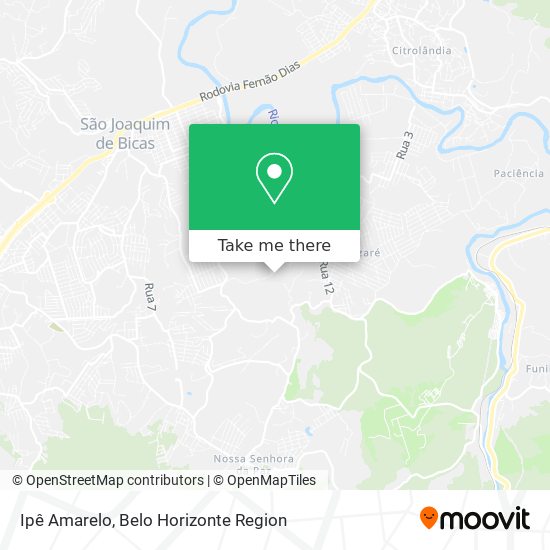 Ipê Amarelo map