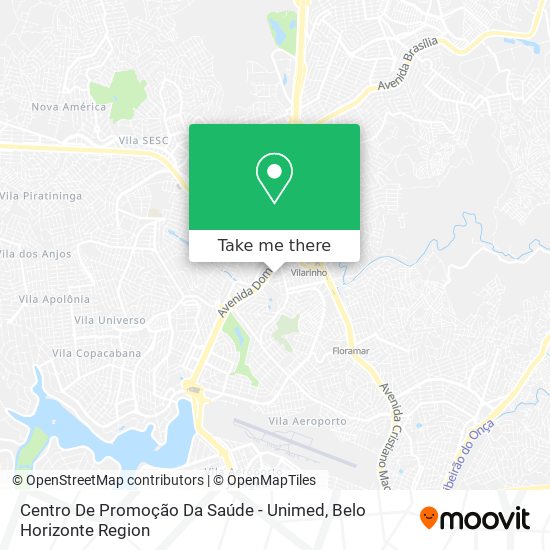 Centro De Promoção Da Saúde - Unimed map