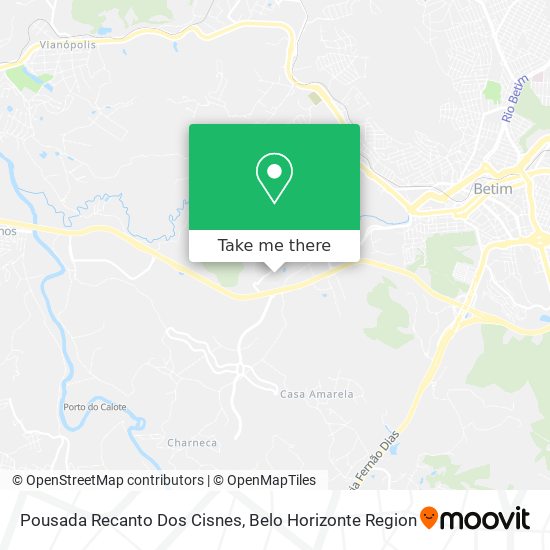 Pousada Recanto Dos Cisnes map