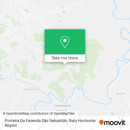 Porteira Da Fazenda São Sebastião map