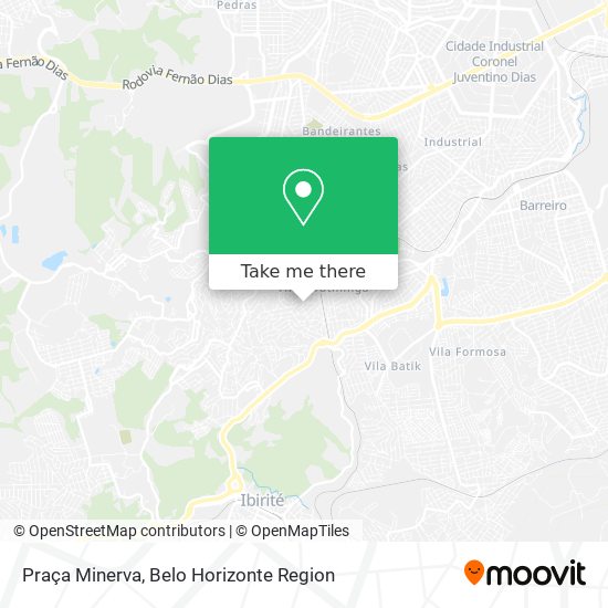 Praça Minerva map