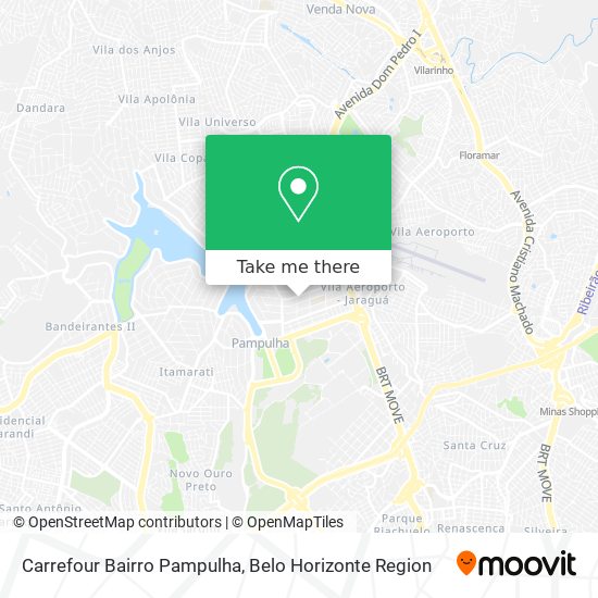 Mapa Carrefour Bairro Pampulha