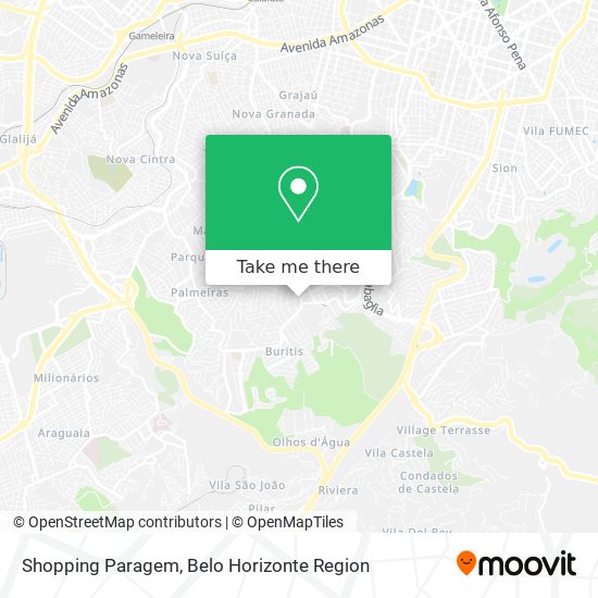 Mapa Shopping Paragem