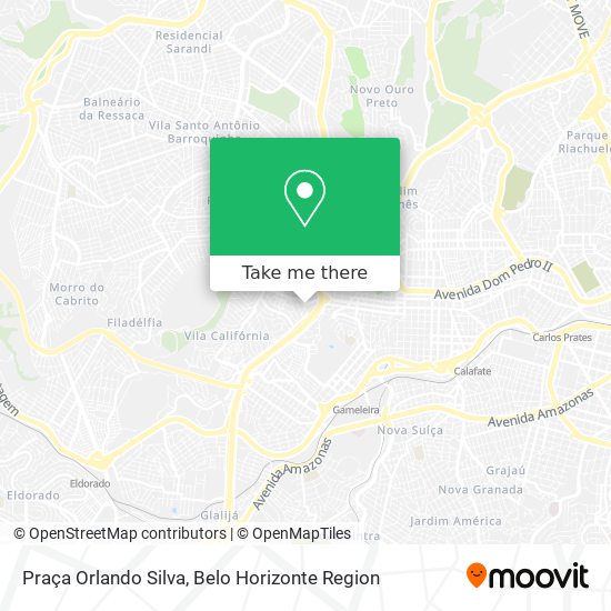 Mapa Praça Orlando Silva